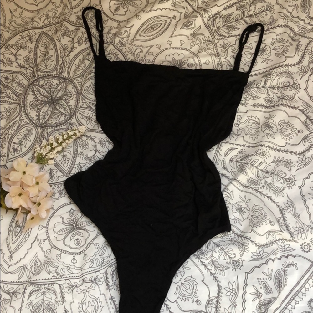 Black bodysuit from Revolve